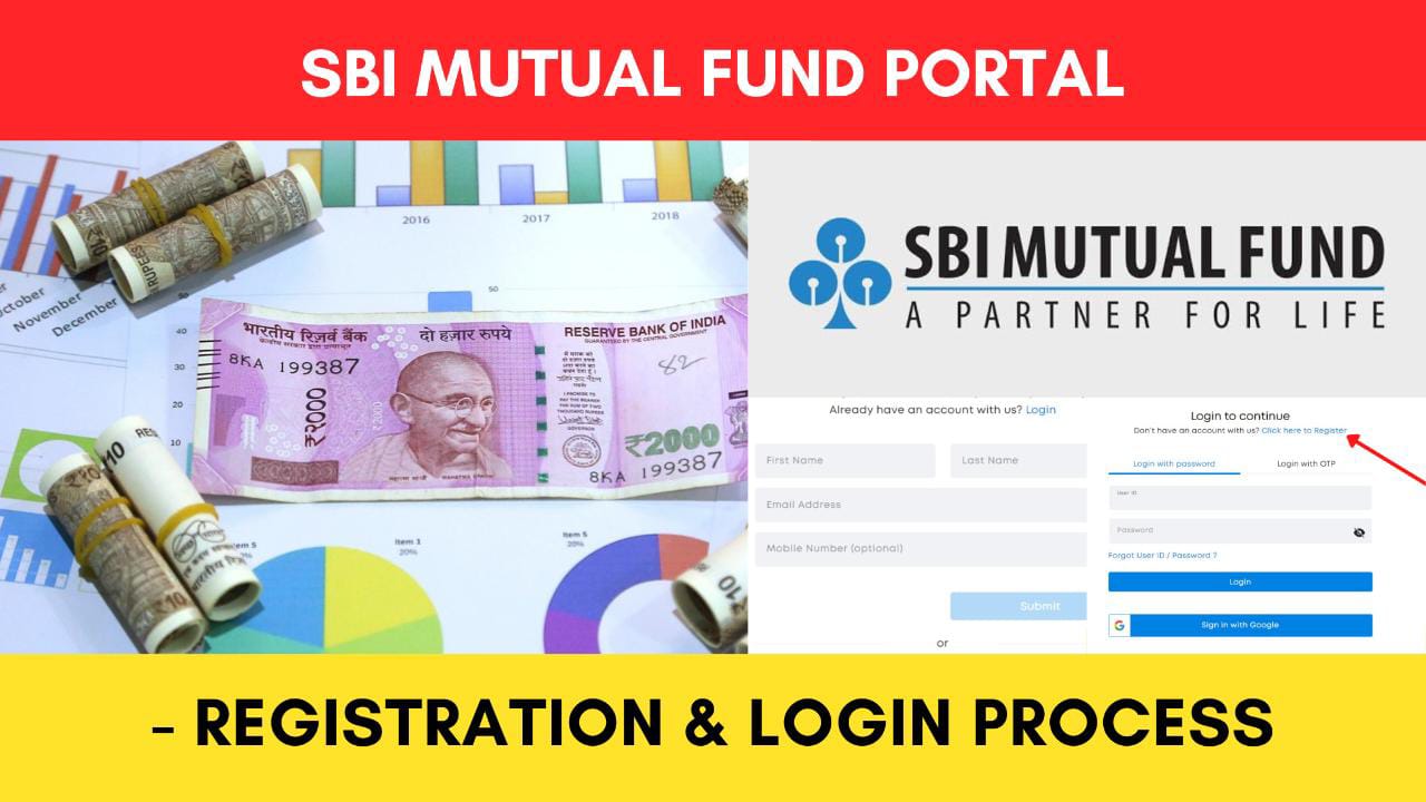 SBI Mutual Funds Portal New User Registration & Login Process