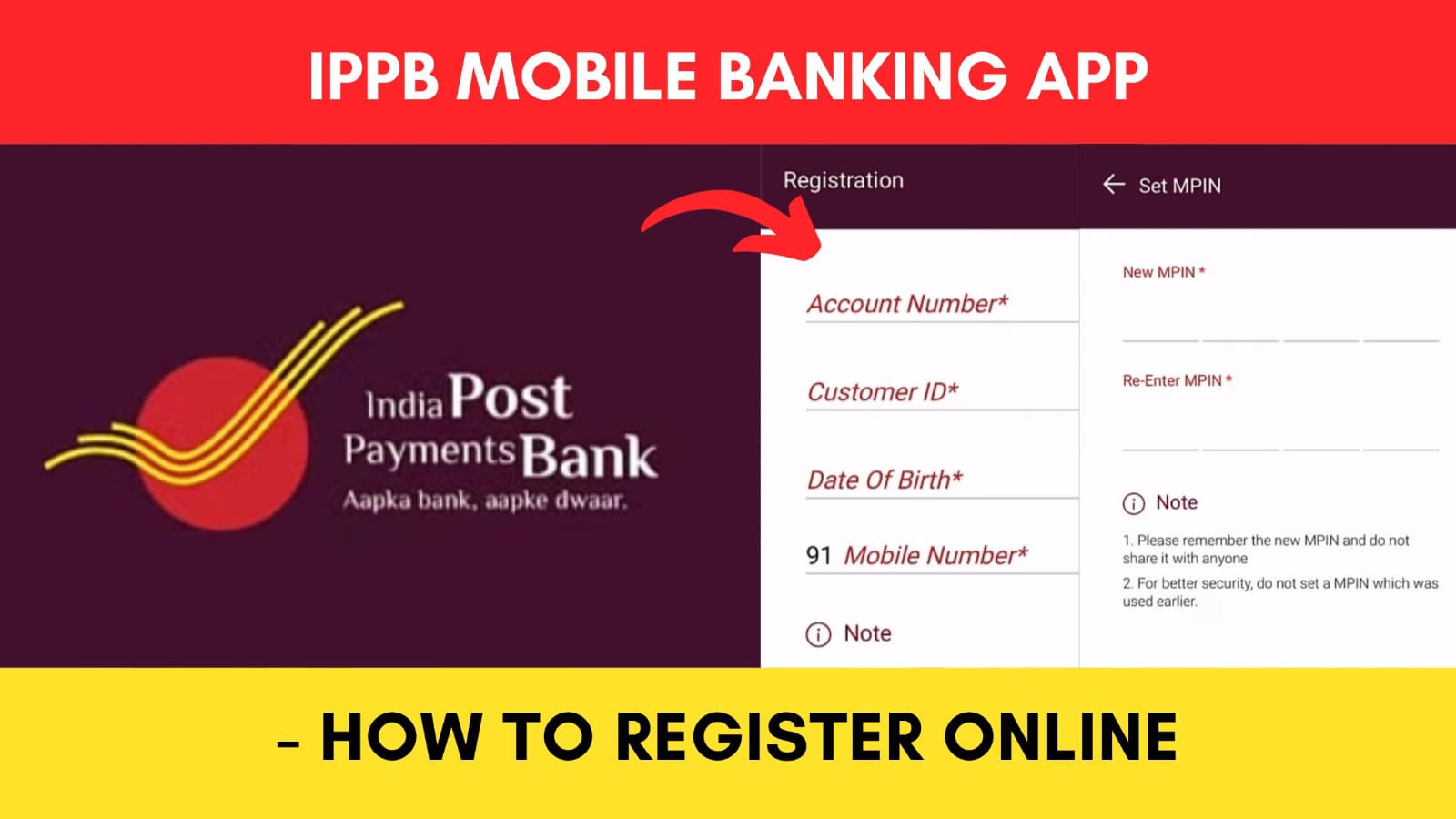 How To Register On IPPB Mobile Banking App 2024 - Dreamtrix Finance